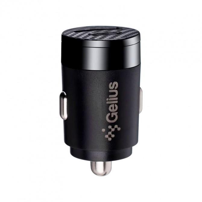 АЗП Gelius Pro Inch Twix GP-CC010C USB+Type-C QC/PD (30 Watt) Black + Cable Type-C - Lightning