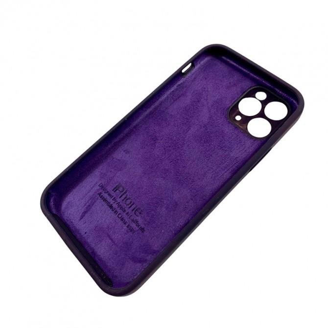 Силіконовий чохол для iPhone 11 Pro Ультрафіолетовий FULL (SQUARE SHAPE)-1
