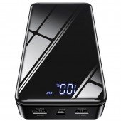 Додаткова батарея Borofone BJ8 Extreme (30000mAh) Black Додаткова батарея Borofone BJ8 Extreme (30000mAh) Black
