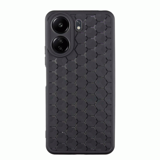 Чехол TPU Honeycomb для Xiaomi Redmi 13C/ Poco 65 Черный