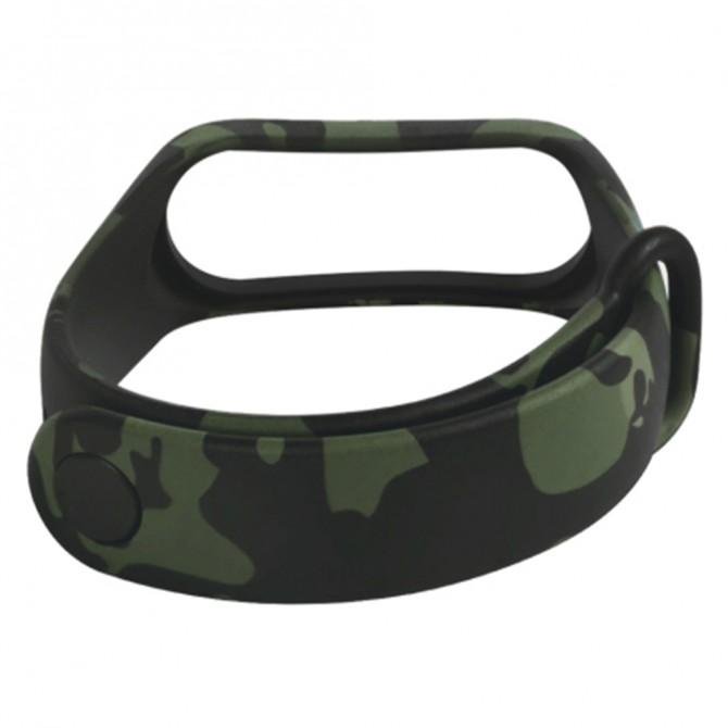 Ремешок для Xiaomi Mi Band 3/4 (Silicon) Khaki Green-1
