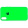 Оригінальний силіконовий чохол для iPhone Xr Неоново Зелений FULL
