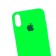 Оригінальний силіконовий чохол для iPhone Xr Неоново Зелений FULL