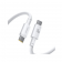 Кабель Baseus New Braided Series Type-C to Type-C 100W Moon White