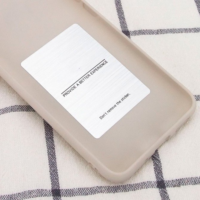 чехол накладка Original Soft Case Oppo A73 Бежевый FULL-2