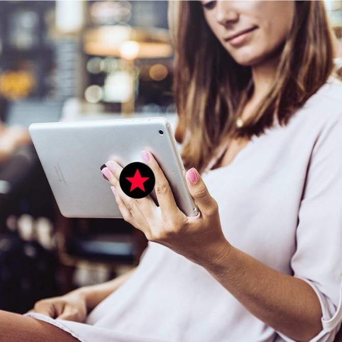 Тримач Pop Socket Star Червоний-3