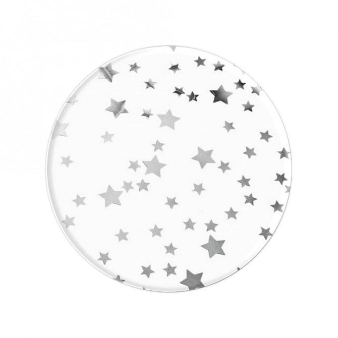 Держатель Pop Socket Star Silver