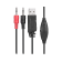 Наушники XTRIKE ME HP-311 2*3.5mm+USB Black-Red