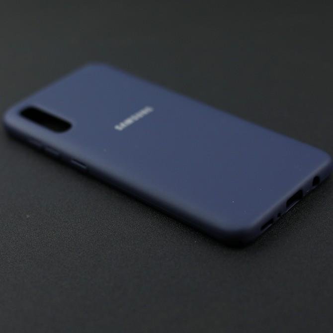Чехол Soft Case для Samsung A705 Galaxy A70 2019 Синий FULL-3