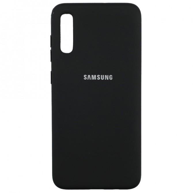 Чехол Soft Case для Samsung A705 Galaxy A70 2019 Черный FULL-1