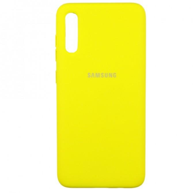 Чохол Soft Case для Samsung A705 Galaxy A70 2019 Яскраво жовтий FULL-1