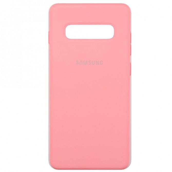 Чохол Soft Case для Samsung G975 Galaxy S10 Plus Рожевий FULL-1