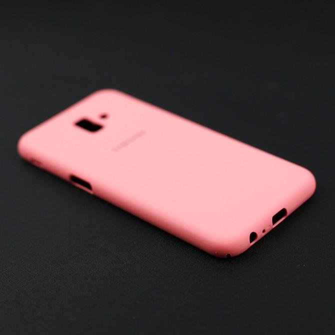Чехол Soft Case для Samsung J6 Plus 2018 (J610) Розовый FULL-3