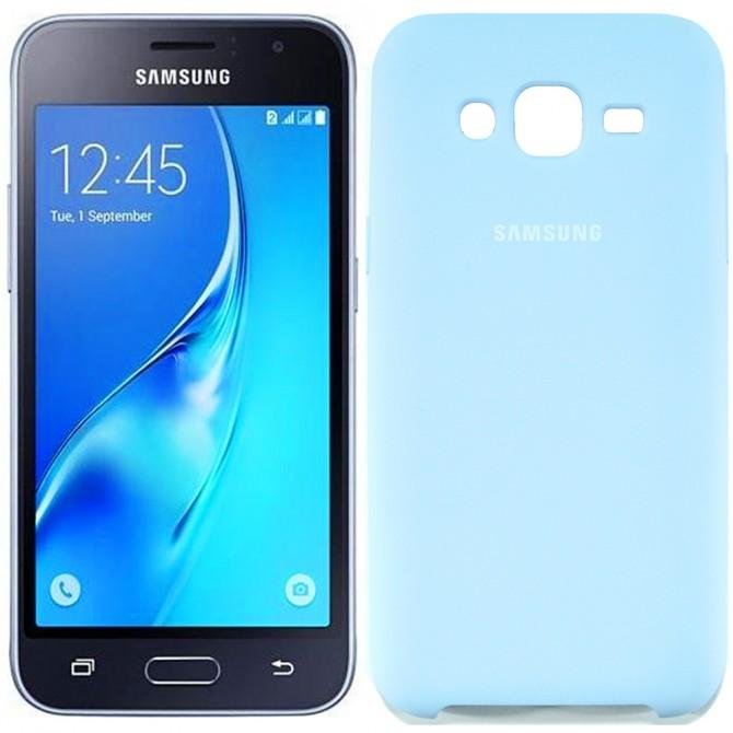Чехол Soft Case для Samsung J320 (J3-2016) Голубой FULL