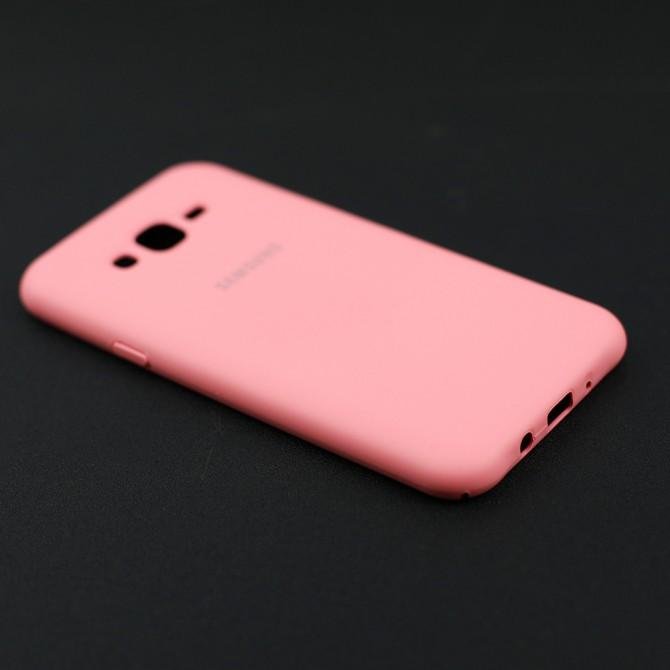 Чохол Soft Case для Samsung J700 (J7) Рожевий FULL-3
