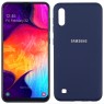 Чехол Soft Case для Samsung A105 Galaxy A10 2019 Синий FULL