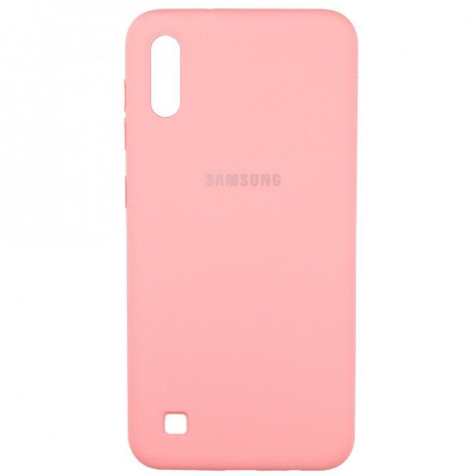 Чохол Soft Case для Samsung A105 Galaxy A10 2019 Рожевий FULL-1