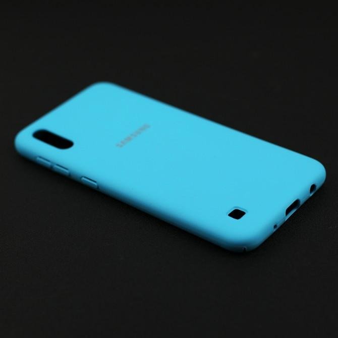 Чехол Soft Case для Samsung A105 Galaxy A10 2019 Ярко синий FULL-3