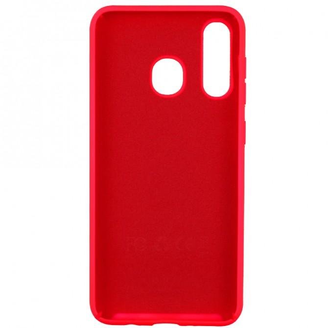 Чехол Soft Case для Samsung A205/305 Galaxy A20/A30 2019 Ярко розовый FULL-2