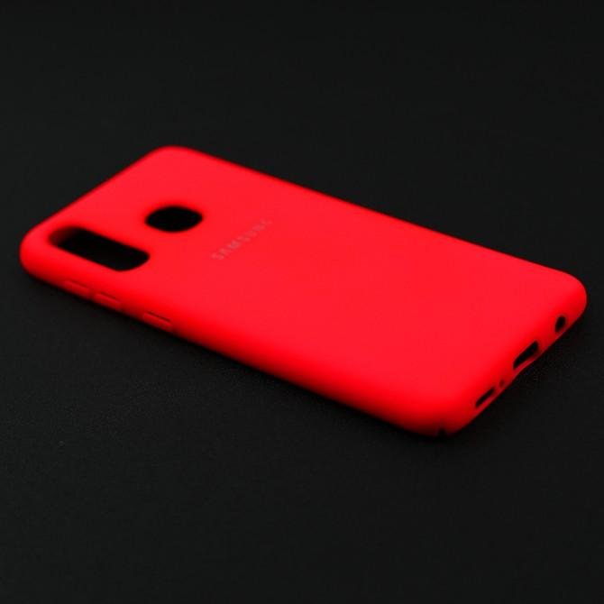 Чехол Soft Case для Samsung A205/305 Galaxy A20/A30 2019 Ярко розовый FULL-3