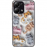 Накладка Prisma Fluffie для Xiaomi Redmi Note 14 5G Kittens