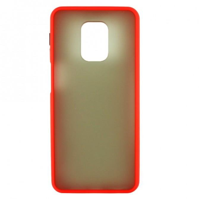 Чехол MATT CASE для Xiaomi Redmi Note 9 Pro/Note 9s Red-1