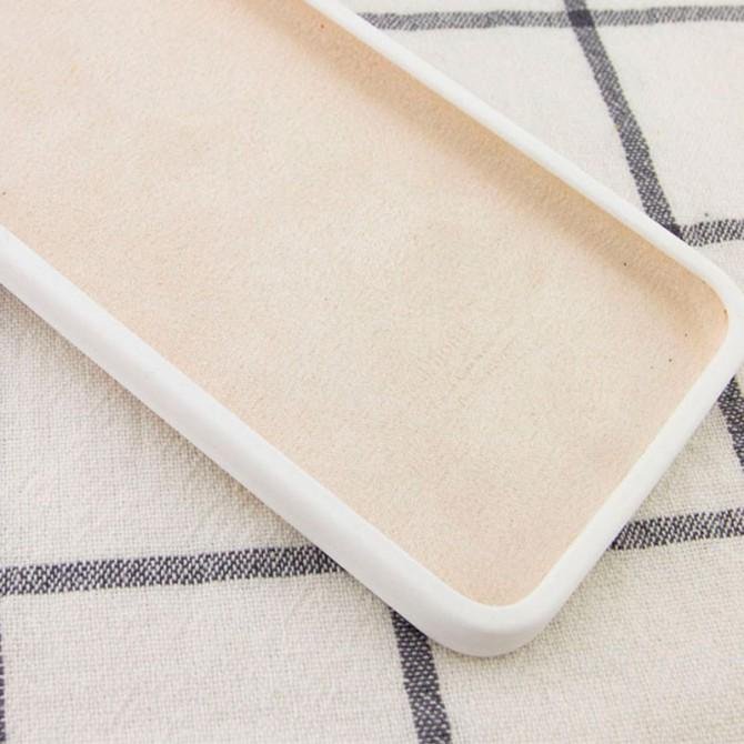 Силиконовый чехол для iPhone 11 Pro Max Белый FULL (SQUARE SHAPE)-1