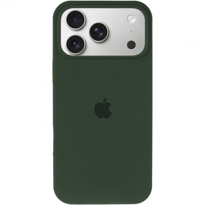 Силиконовый чехол для iPhone 17 Pro Max Forest Green FULL