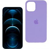 Оригінальний силіконовий чохол для iPhone 12 Pro Max Світло Фіолетовий Оригінальний силіконовий чохол для iPhone 12 Pro Max Світло Фіолетовий