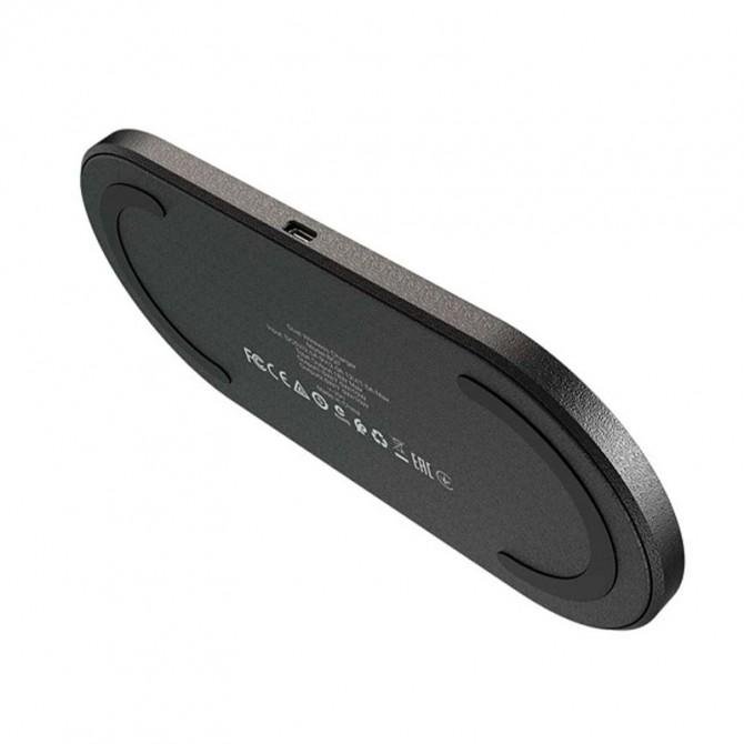 Безпровідний зарядний пристрій Borofone BQ7 Prominent dual 10W Black-1