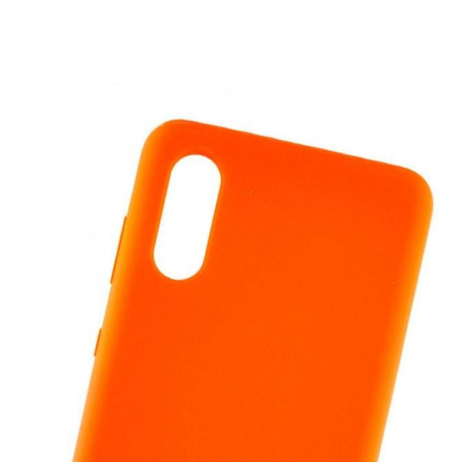 Чехол Original Soft Case Samsung A015 Galaxy A01 2020 Оранжевый FULL-2