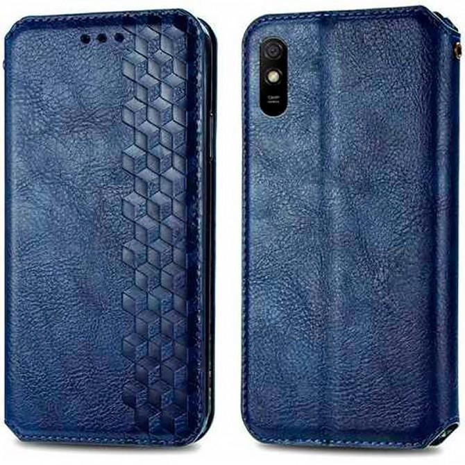 Чехол-книжка GETMAN Cubic for Xiaomi Redmi 9a Blue-1
