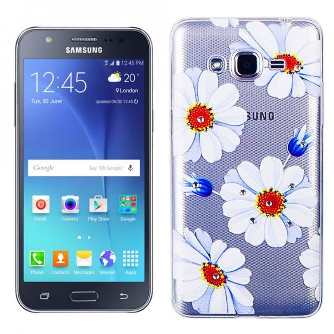 Чехол Lucent Diamond Case для Samsung J500 (J5) Daisy (Blue)