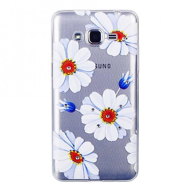 Чехол Lucent Diamond Case для Samsung J500 (J5) Daisy (Blue)-1