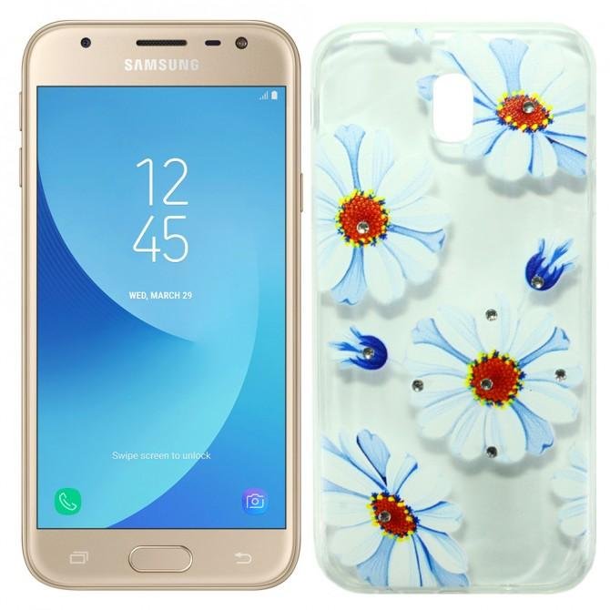 Чехол Lucent Diamond Case для Samsung J530 (J5-2017) Daisy (Blue)