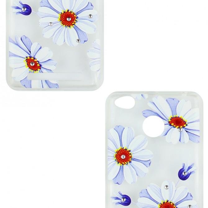 Чохол Lucent Diamond Case для Xiaomi Redmi 3s/3x/3 Pro Daisy (Синій)-2