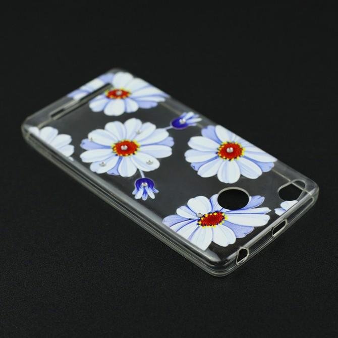 Чохол Lucent Diamond Case для Xiaomi Redmi 3s/3x/3 Pro Daisy (Синій)-4