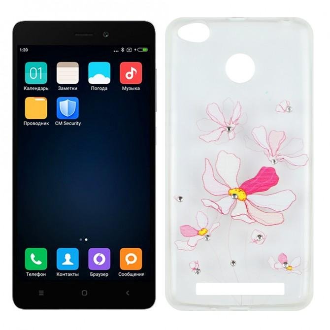 Чохол Lucent Diamond Case для Xiaomi Redmi 3s/3x/3 Pro Iris (Рожевий)