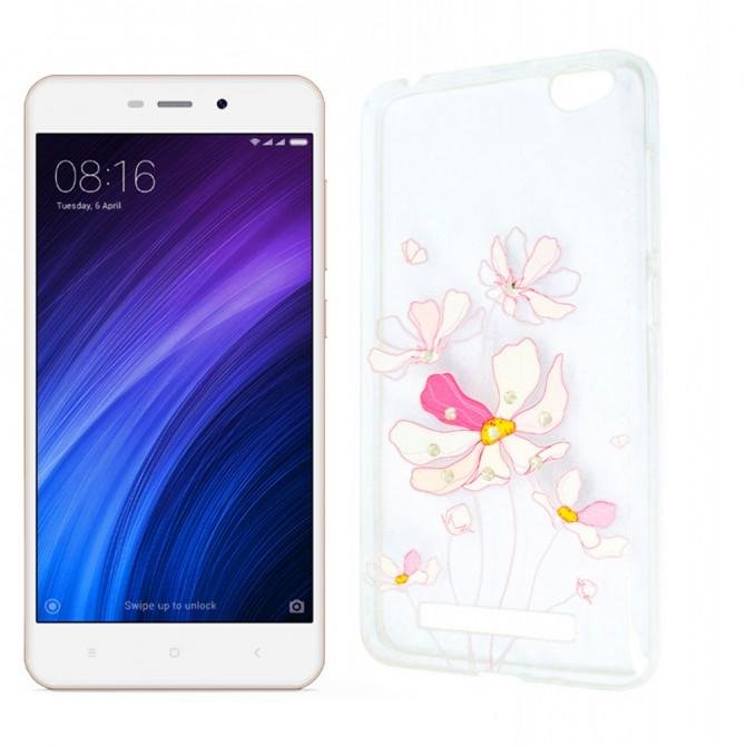 Чехол Lucent Diamond Case для Xiaomi Redmi 4a Iris (Pink)