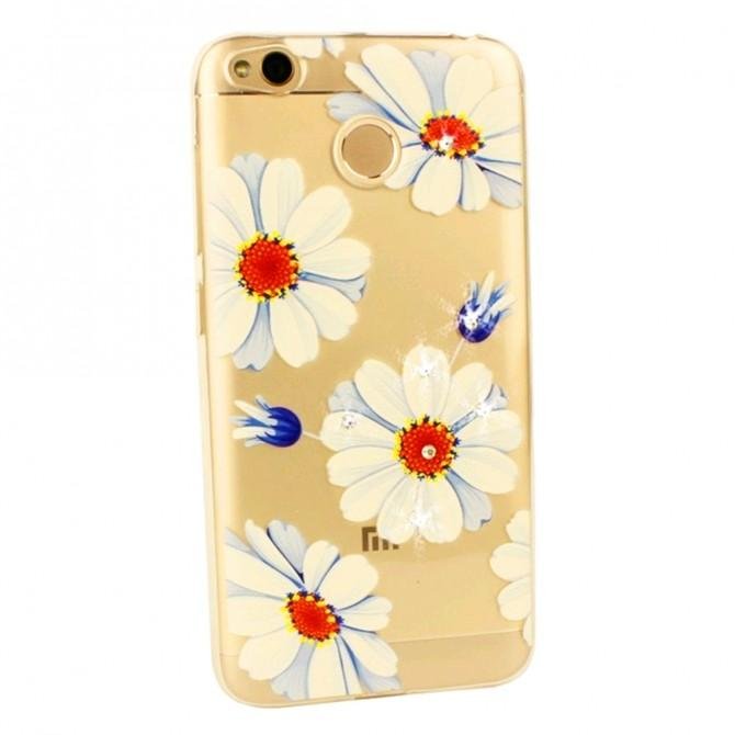 Чехол Lucent Diamond Case для Xiaomi Redmi 4x Daisy (Blue)-1
