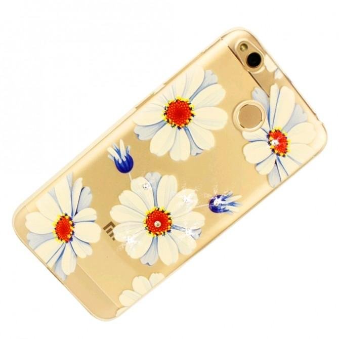Чехол Lucent Diamond Case для Xiaomi Redmi 4x Daisy (Blue)-2