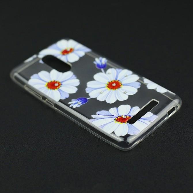 Чехол Lucent Diamond Case для Xiaomi Redmi Note 3 Daisy (Blue)-3