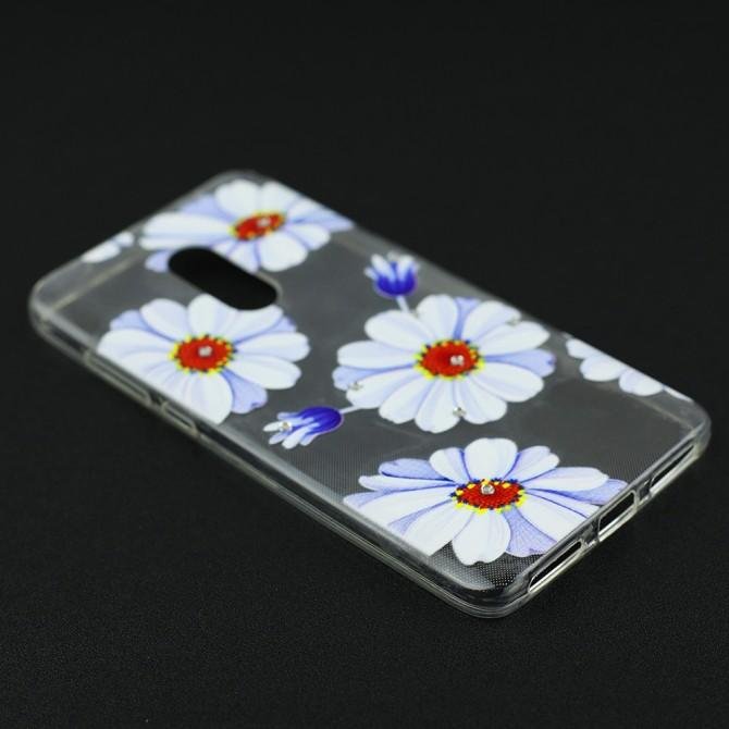 Чехол Lucent Diamond Case для Xiaomi Redmi Note 4 Daisy (Blue)-3