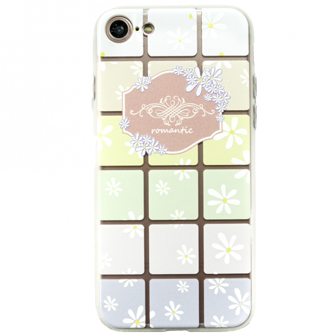 Чохол MakeUp TPU Case для iPhone 7/8 Квіти-1