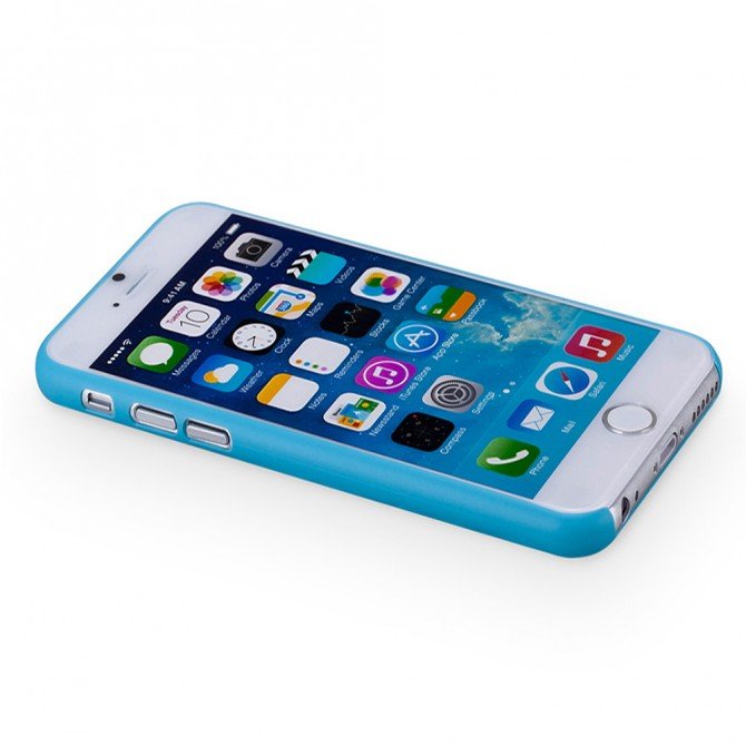 Чохол Momax Membrane case 0.3 для iPhone 6 Plus Синій-2