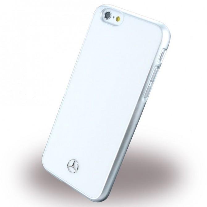 Чохол Mercedes Metallic Plate Hard Case для iPhone 6/6S Білий-2
