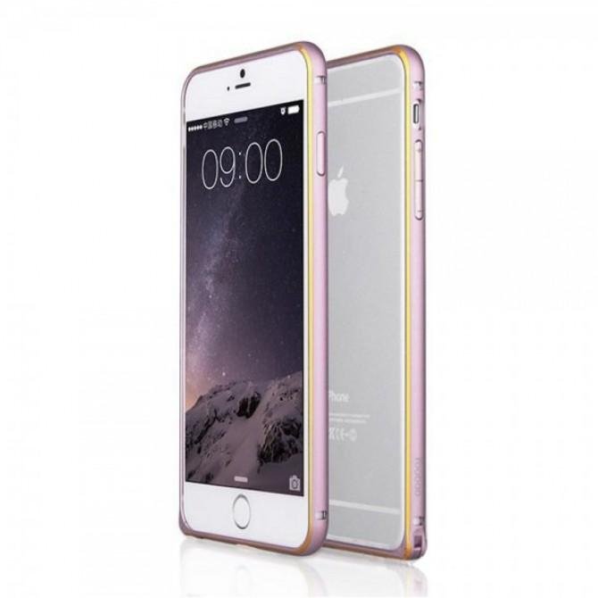 Чехол Yoobao Metal aluminum alloy Bumper для iPhone 6 Plus gold