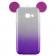 Чехол Mickey TPU Case с блестками для Samsung A320 (A3 2017)