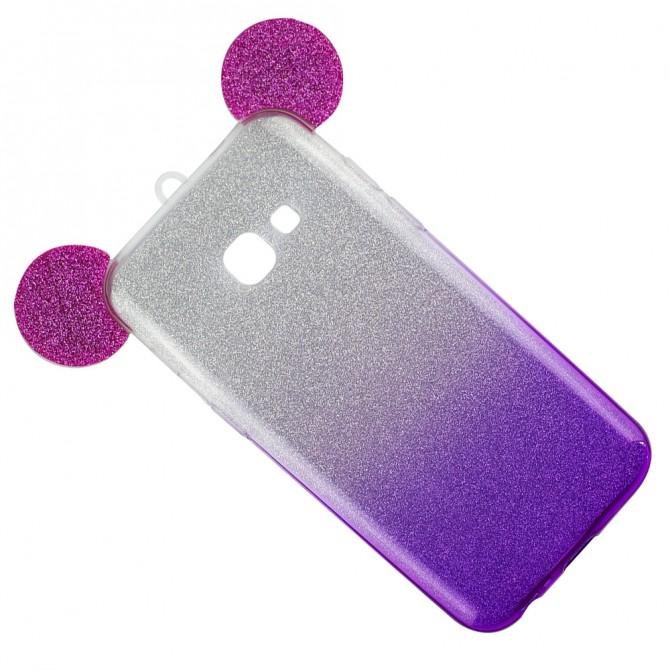 Чехол Mickey TPU Case с блестками для Samsung A320 (A3 2017)-2