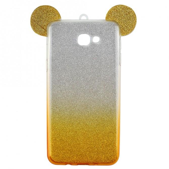 Чехол Mickey TPU Case с блестками для Samsung J5 Prime/G570-1